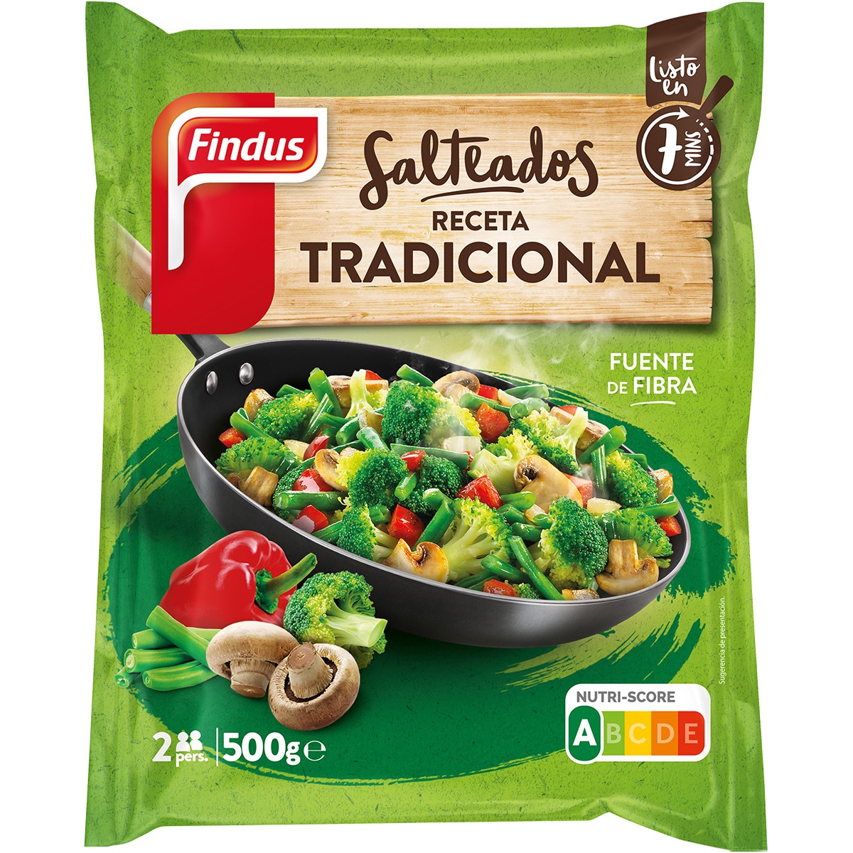 salteado tradicional de verduras bolsa 500 g