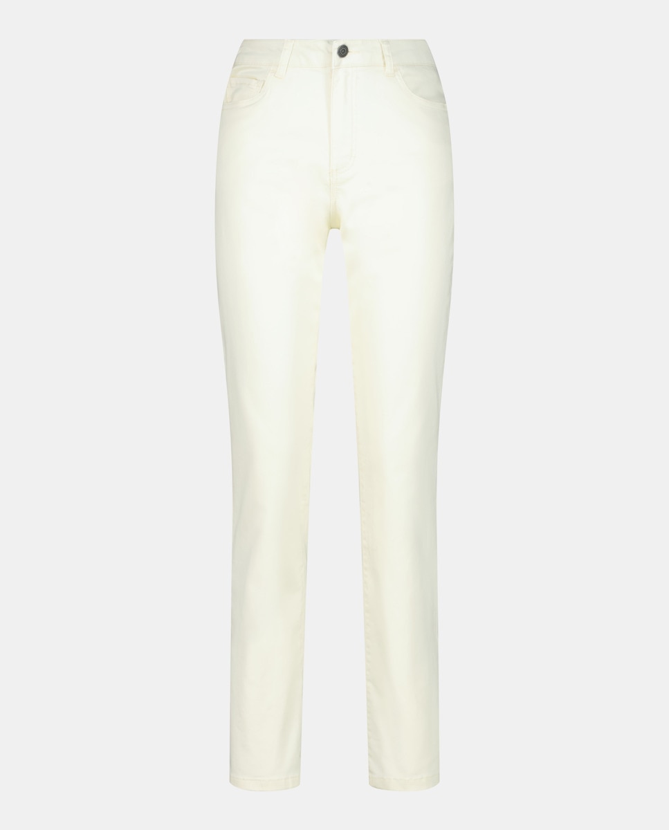 Calças Semi Skinny Básicas 150 Baunilha-4