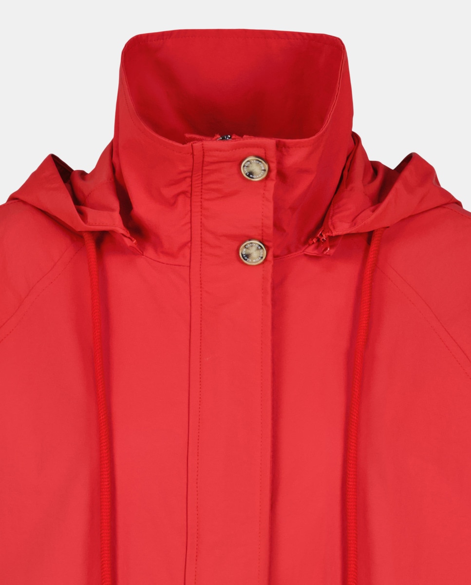 Parka Ligeira Curta 600 Vermelho-5
