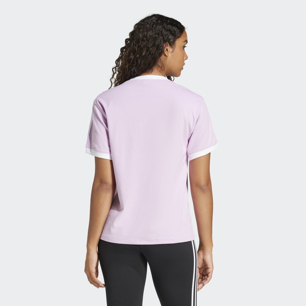 T-shirt de Mulher 3 Faixas Violeta-2