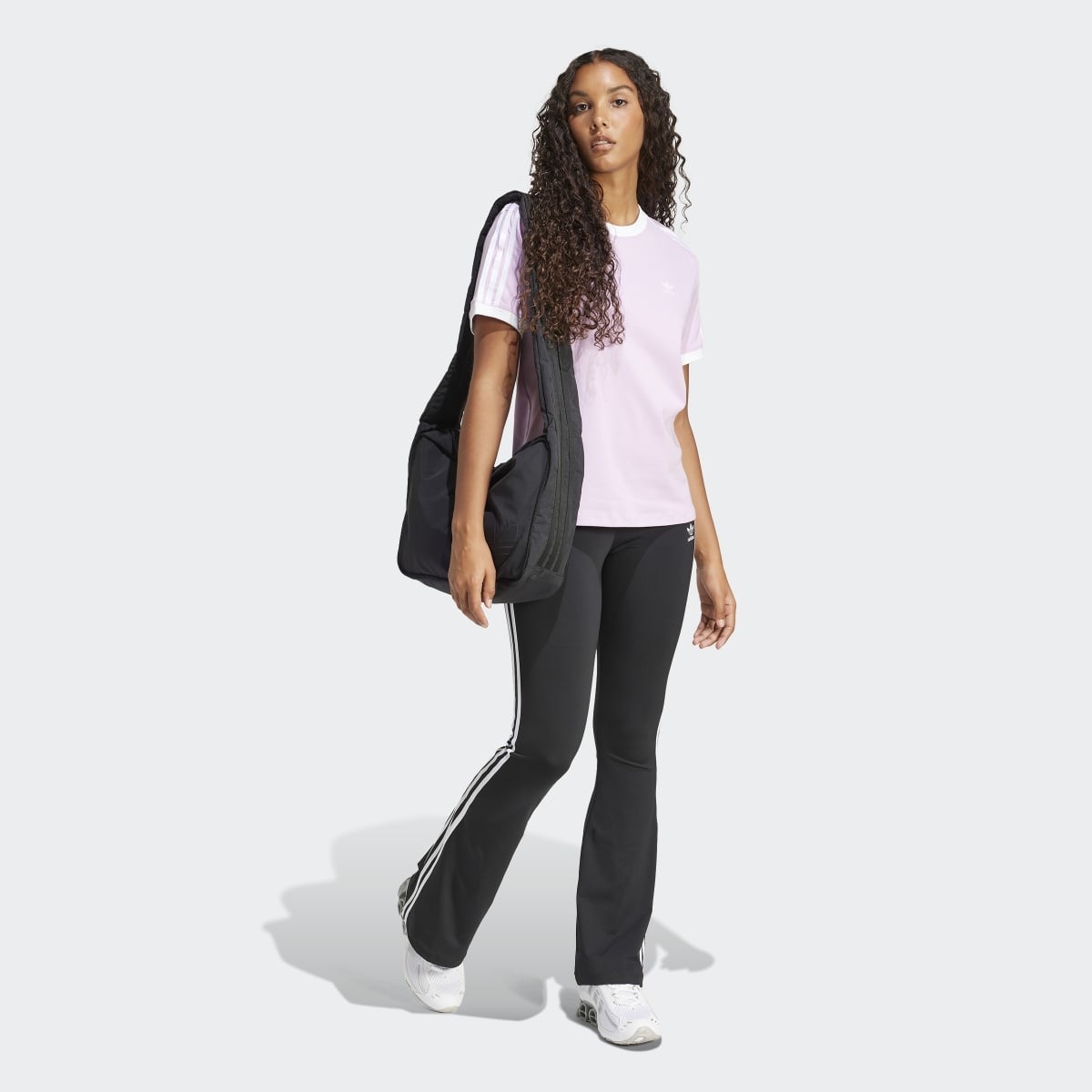 T-shirt de Mulher 3 Faixas Violeta-5