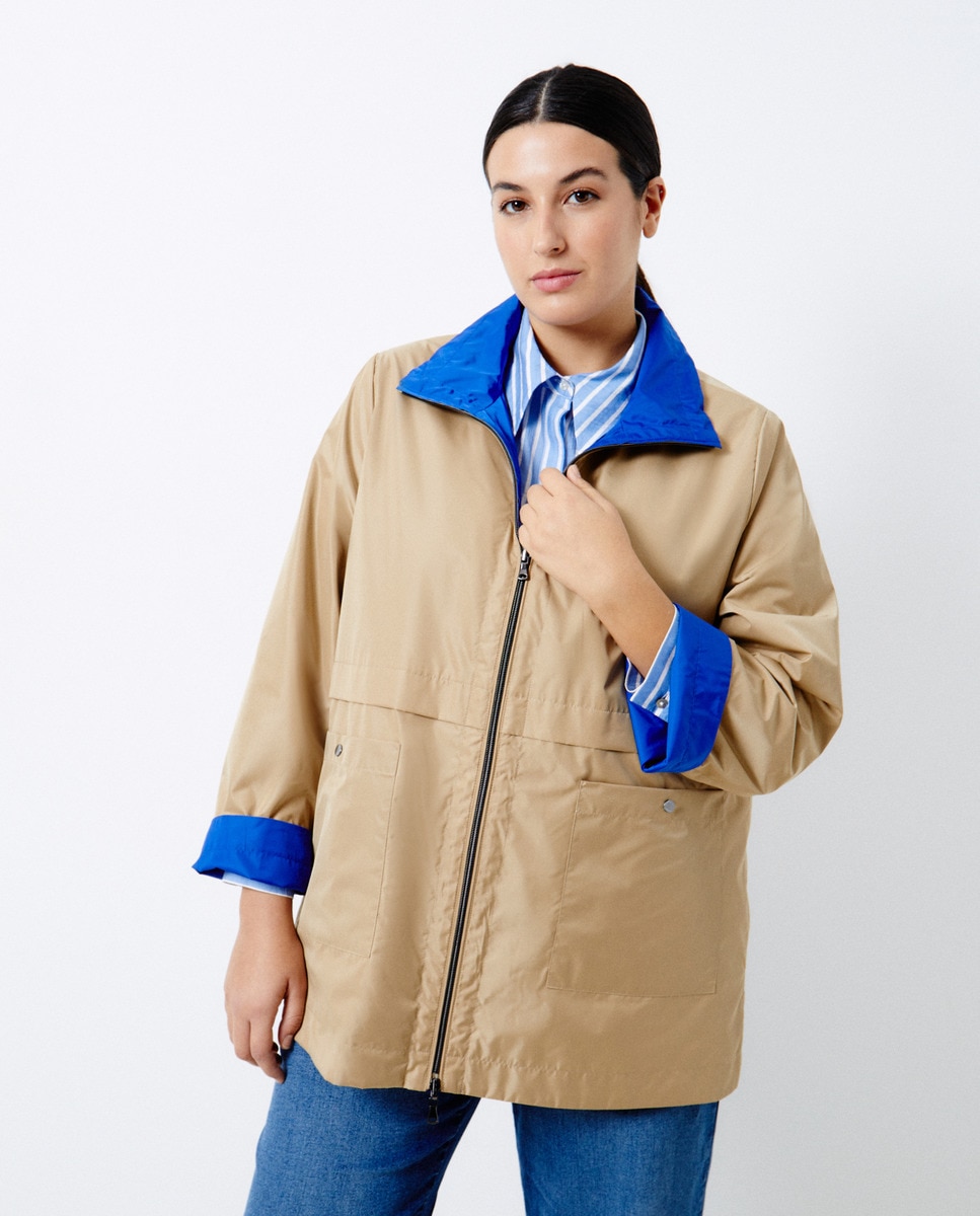 Parka Reversível 440 Azulão-2