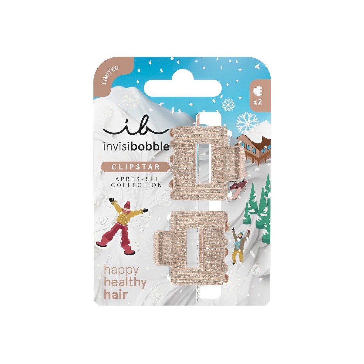 Mola Para Cabelo Clipstar Après-Ski Shimmer 1