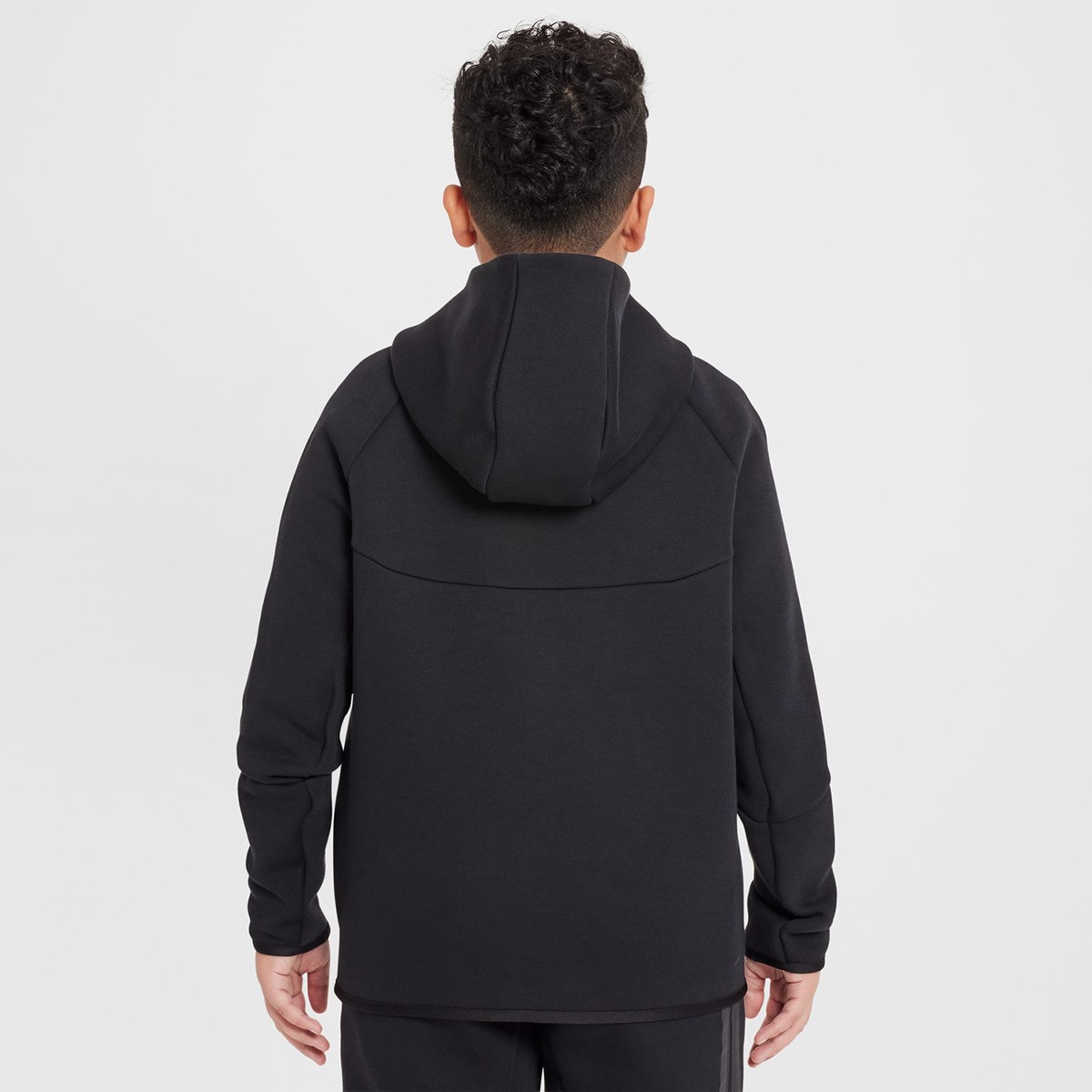 Sweatshirt de menino Sportswear Tech Fleece Nike Preto-2