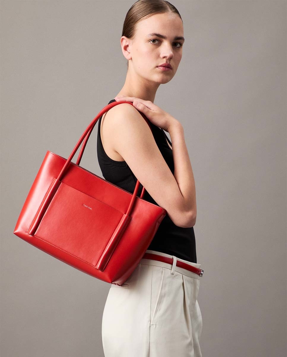 Mala Shopper Média Vermelho-2