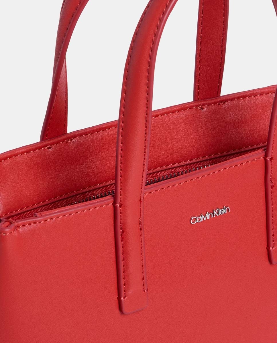 Mala Tipo Tote Pequena Vermelho-3