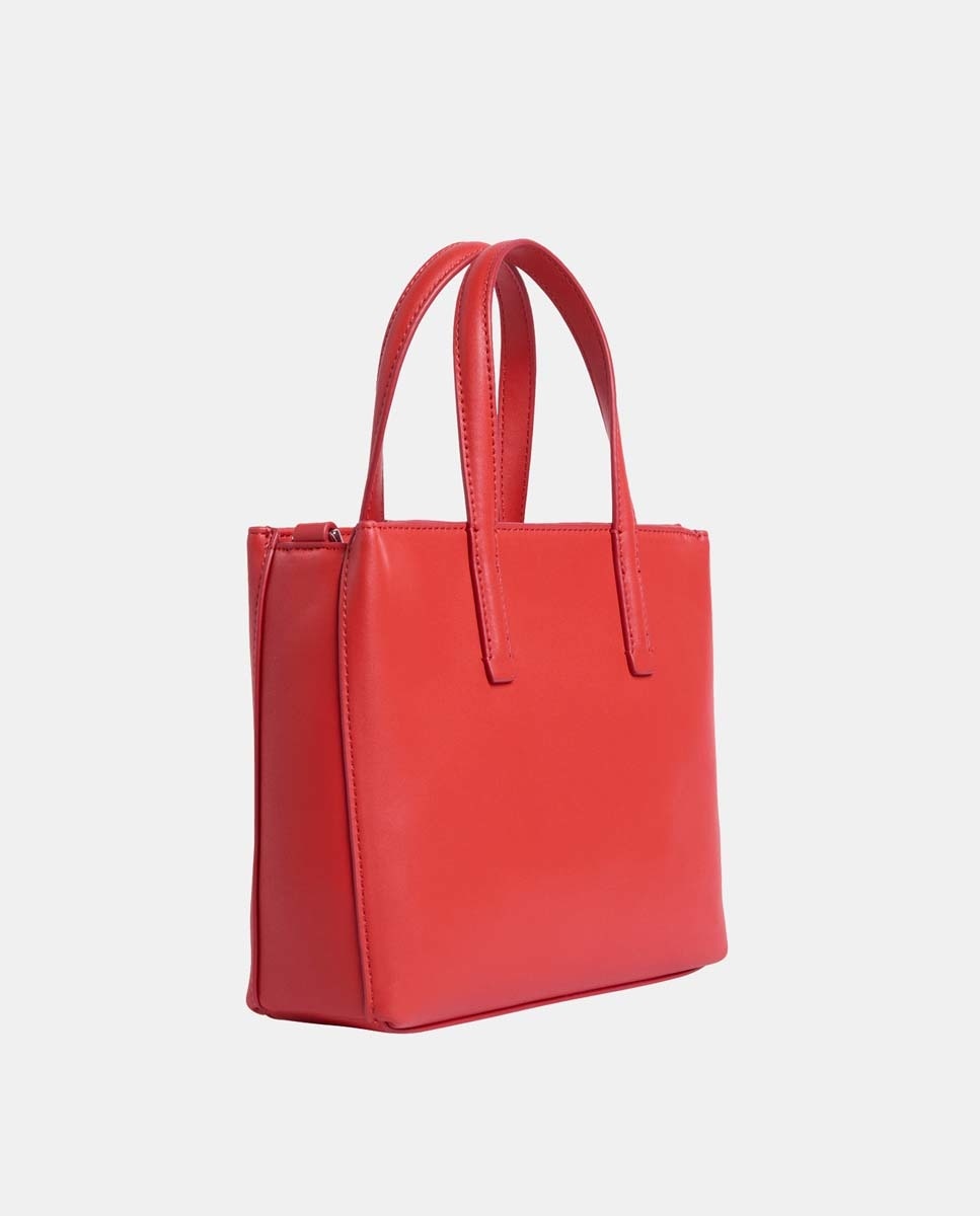 Mala Tipo Tote Pequena Vermelho-2