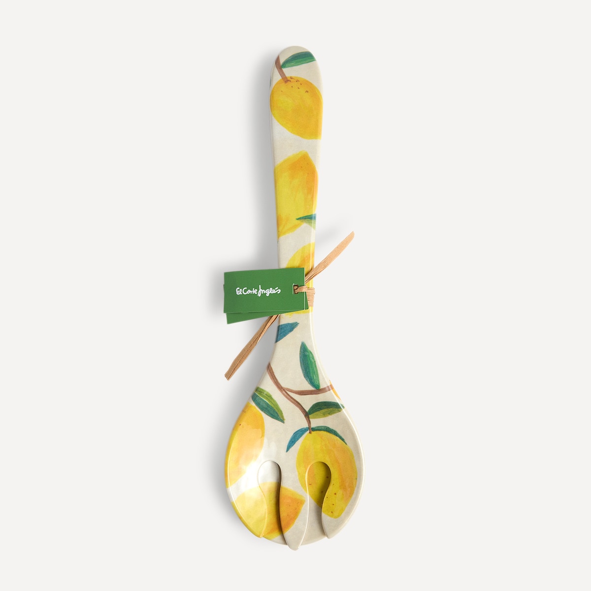 Conjunto para Servir Saladas de Melamina Catania Amarelo-3