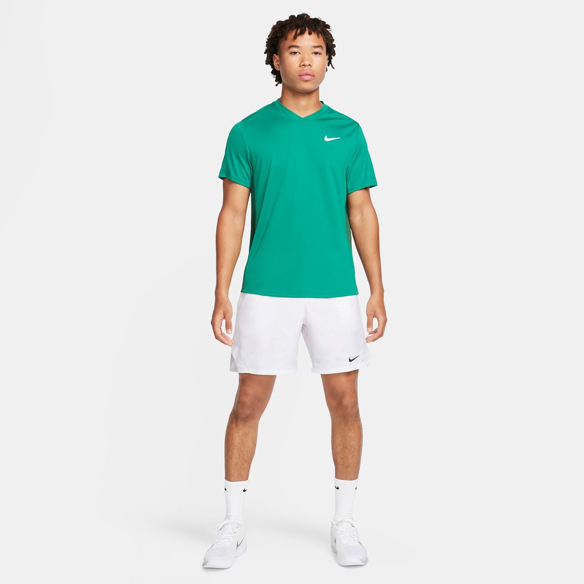 Calções de Homem NikeCourt Dri-Fit Victory Branco-8