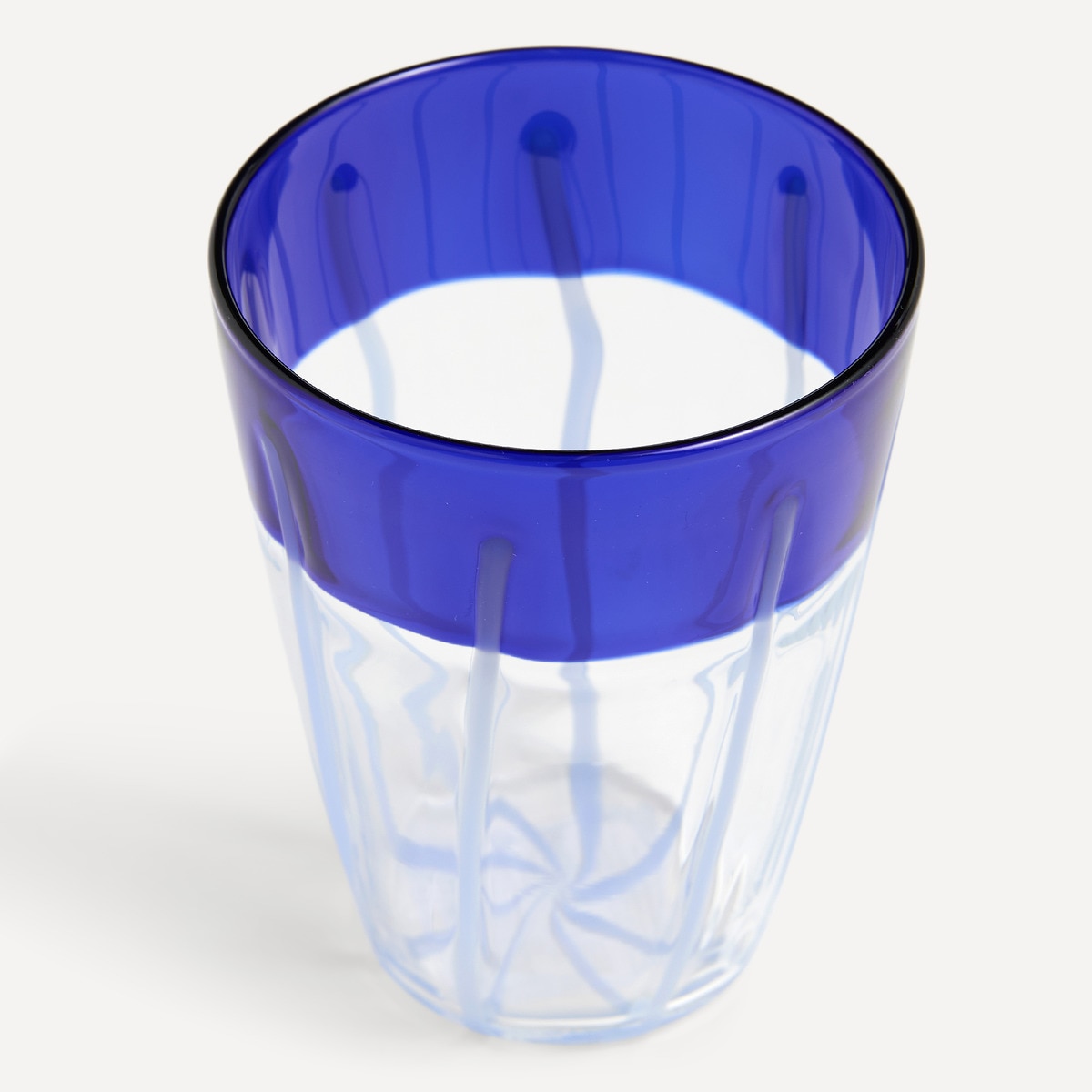 Vaso de agua de borosilicato Corfú El Corte Ingles Azul-2