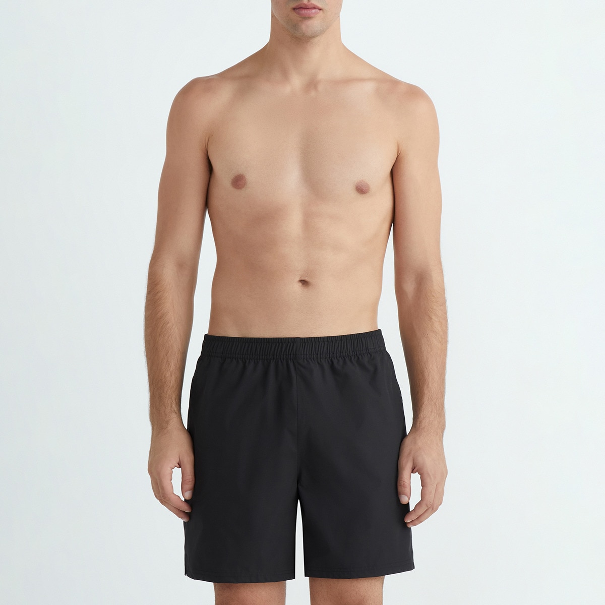 Pantalones cortos de tenis de hombre Negro-1