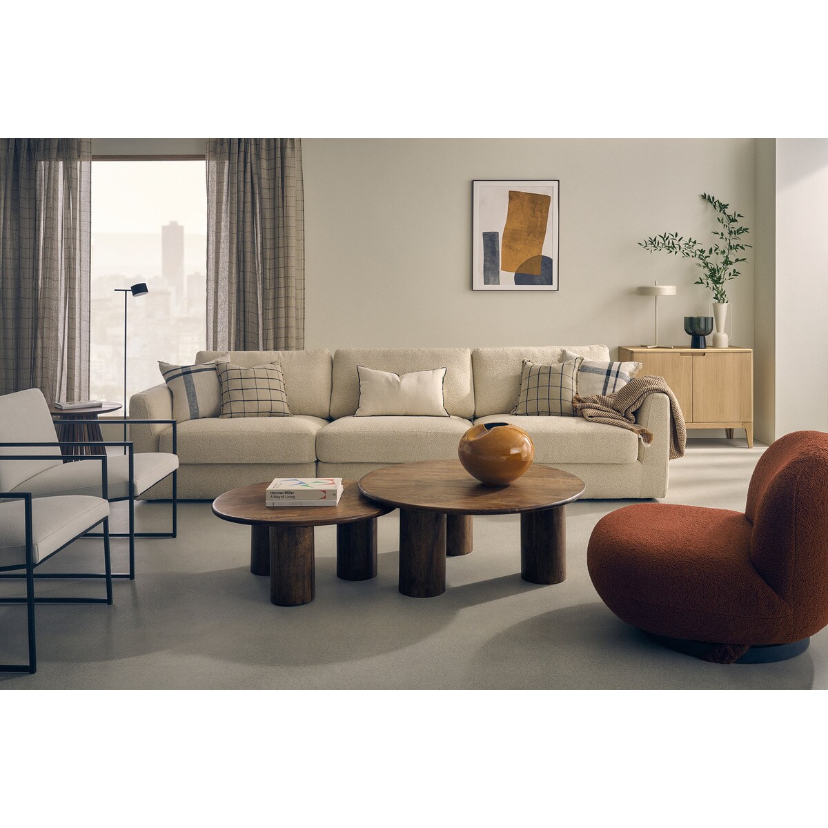 Set de 2 mesas de centro de madera de mango Zambia Room - El Corte Inglés · El Corte Inglés - Room · El Corte Inglés