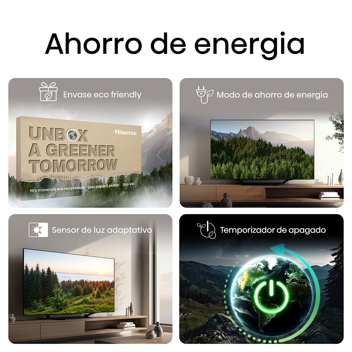 TV Mini LED 279cm (110") Hisense 110UXNQ 4K UHD Smart TV Gris carbón-10