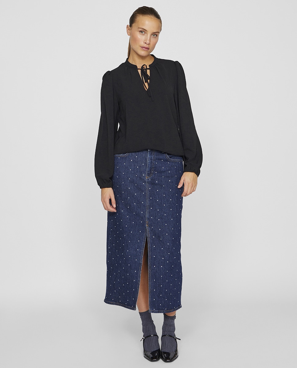 Vila Moda Ropa Vila En El Corte Ingles Top De Mujer Manga Larga