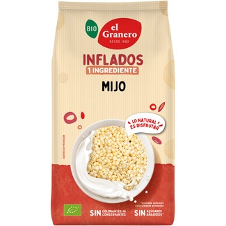 Bio mijo hinchado ecológico sin aceite de palma bolsa 100 g - El Granero