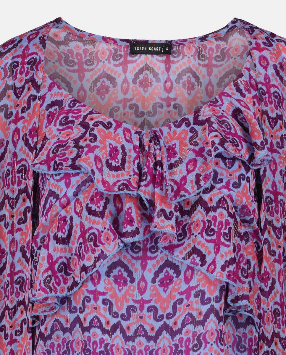 Kimono Tipo Top Fluido 410 Azul Claro-6