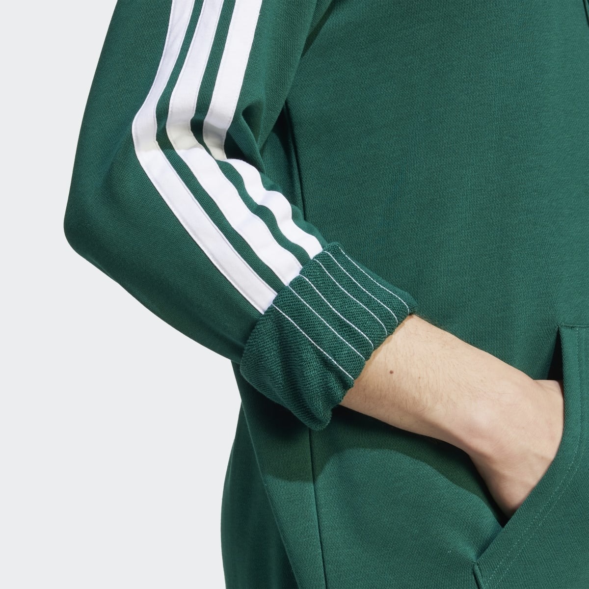 Sweatshirt de Homem com Capuz Codes Collegiate Graphic Verde-4