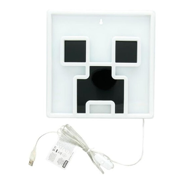 Imagem 0 de Candeeiro LED neón Creeper Minecraft