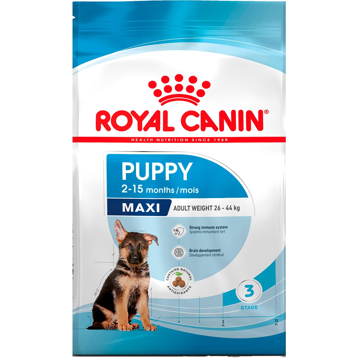 Alimento Seco para Cão Pequeno Maxi embalagem 15 kg