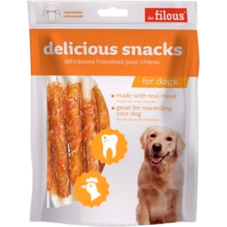 Snack para Cão Wrap de Frango embalagem 100 g - Les Filous