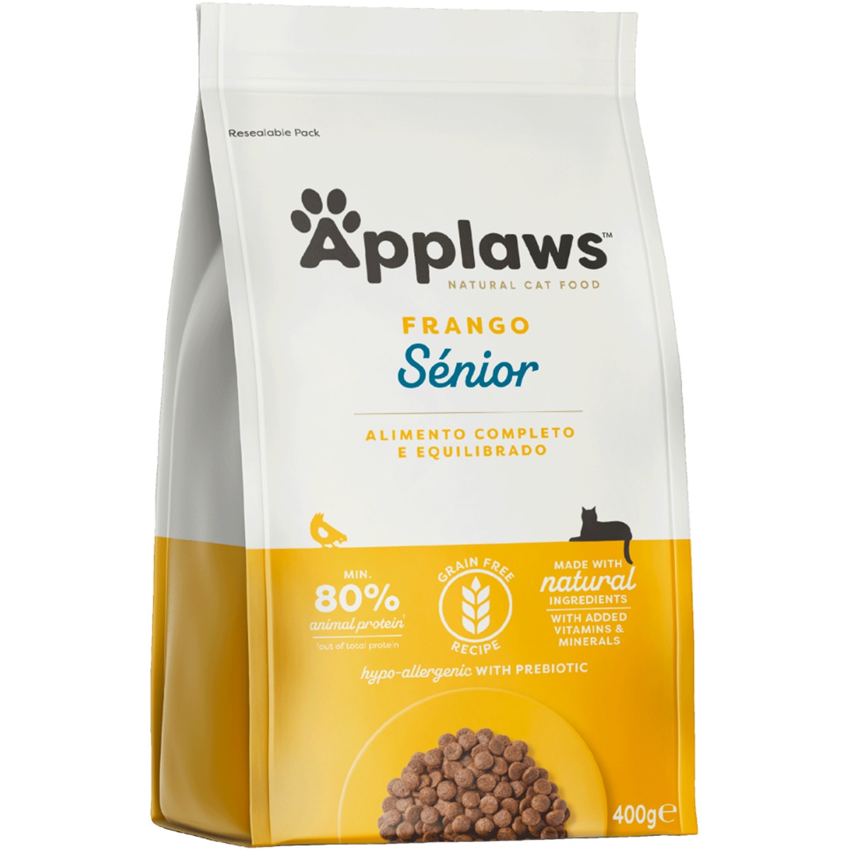 Alimento Seco para Gato sabor Galinha embalagem 400 g