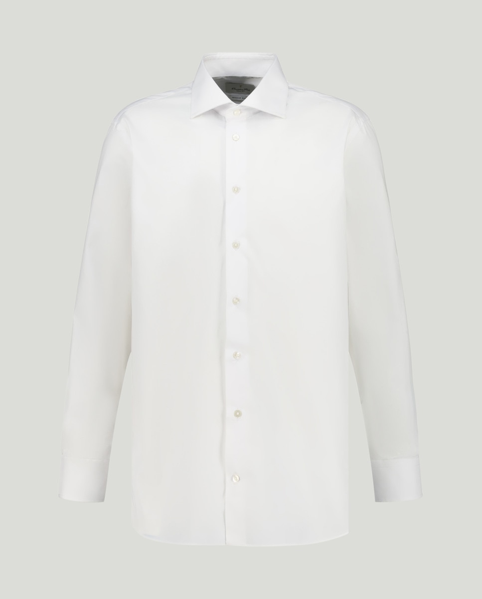 Camisa Formal Lisa Fácil de Engomar Branco-4
