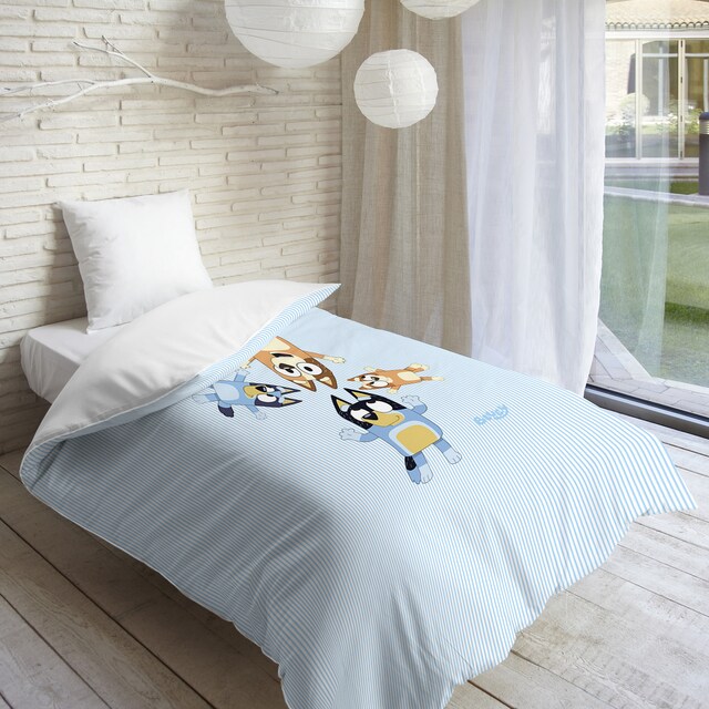 Imagen 0 de Edredón algodón Bluey Rayas BBC