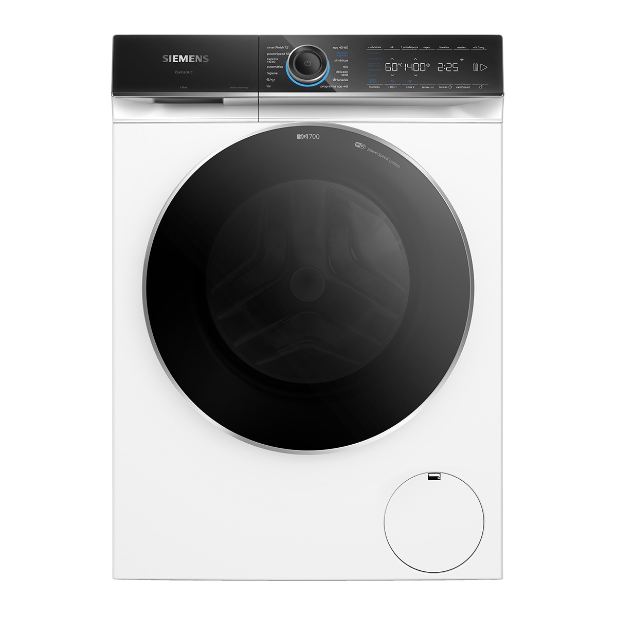 Lavadora Siemens 10 kg / 1400 rpm con autodosificación iQ700 - WG54B2A1ES Blanco-1