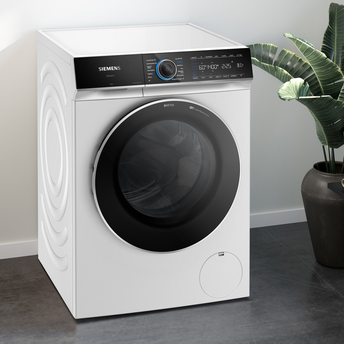 Lavadora Siemens 10 kg / 1400 rpm con autodosificación iQ700 - WG54B2A1ES Blanco-3