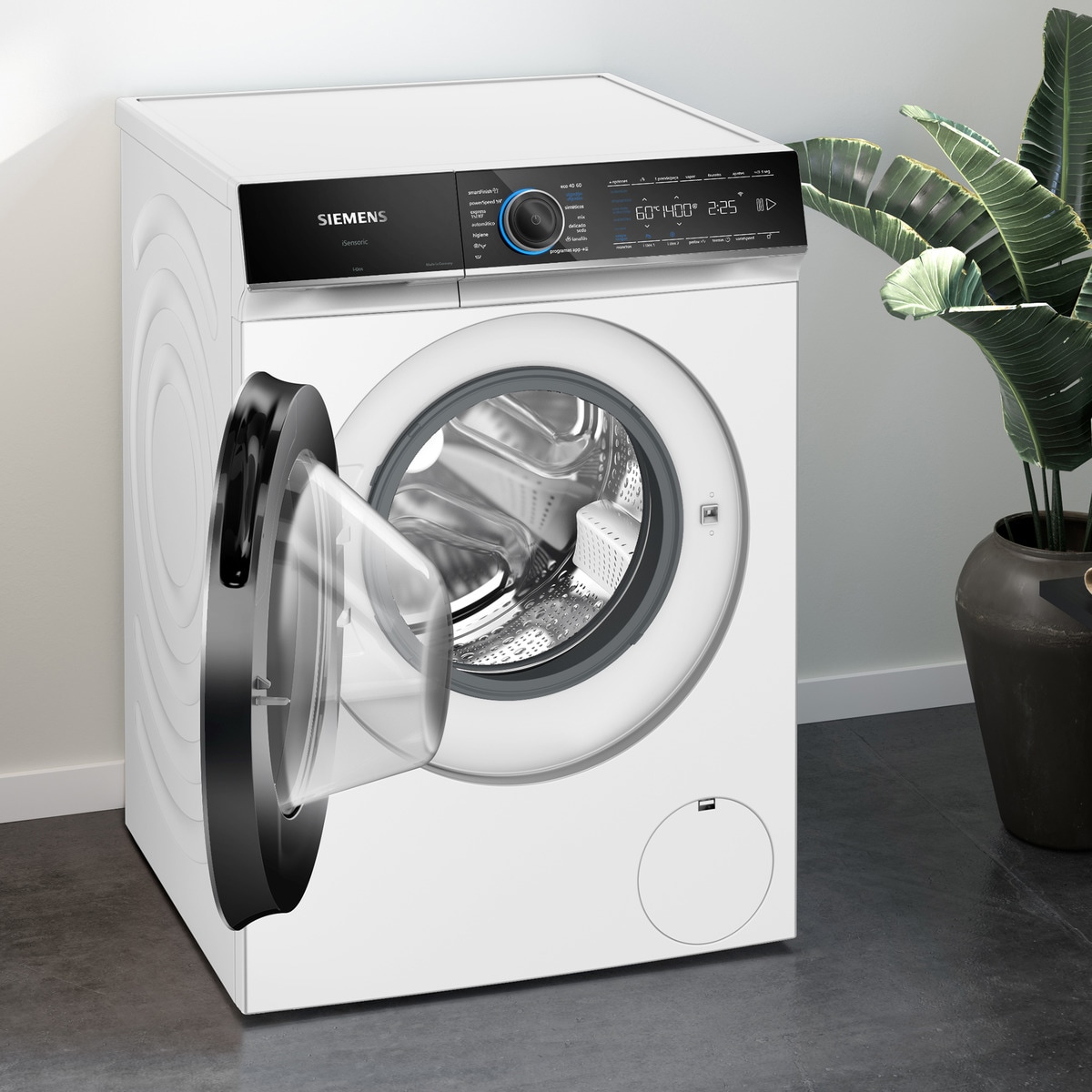 Lavadora Siemens 10 kg / 1400 rpm con autodosificación iQ700 - WG54B2A1ES Blanco-4