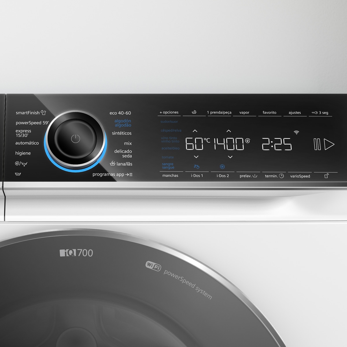 Lavadora Siemens 10 kg / 1400 rpm con autodosificación iQ700 - WG54B2A1ES Blanco-5
