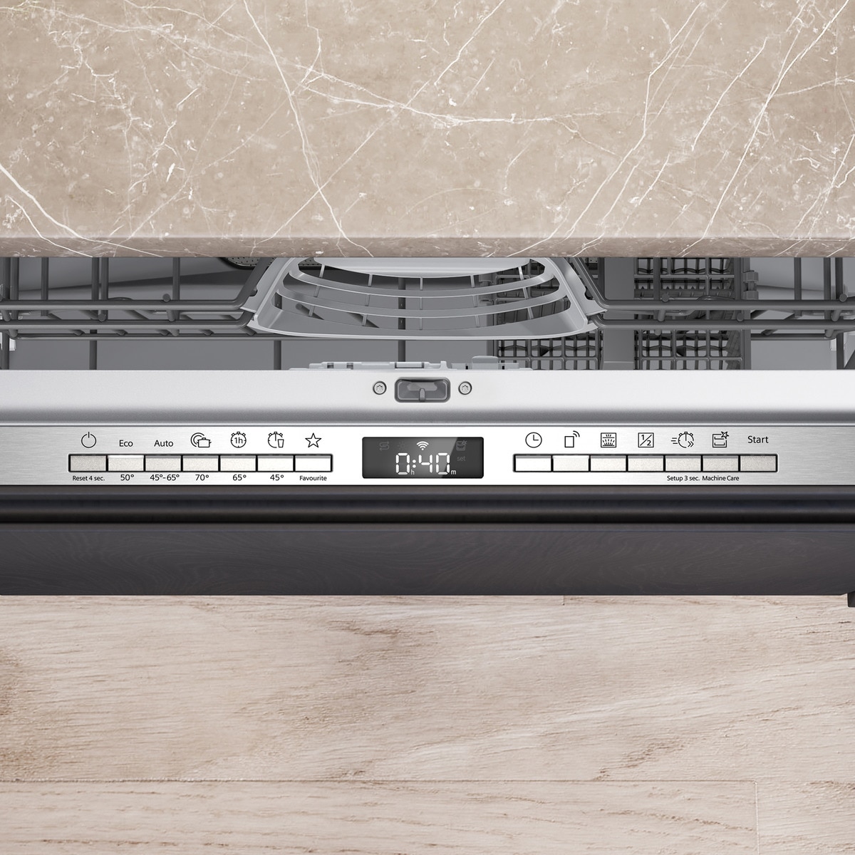 Máquina de Lavar Loiça Encastrável Siemens iQ300 SN63HX16TE Home Connect de 13 Conjuntos e de 60 cm 4