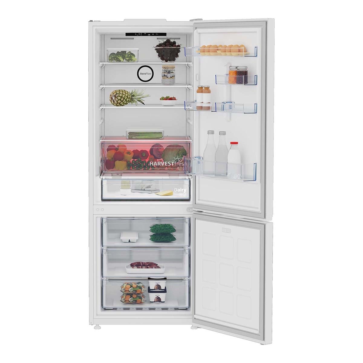 Frigorífico combi Beko NeoFrost Dual Cooling, HaverFresh - B3RCNE564HW Blanco-7