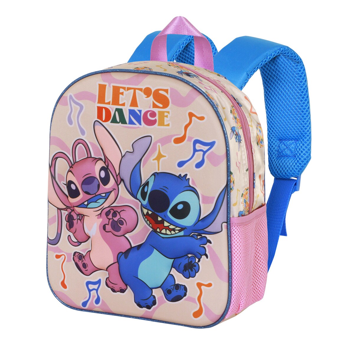 Mochila 3D elite Lilo y Stitch dance Disney Karactermania rosa 2