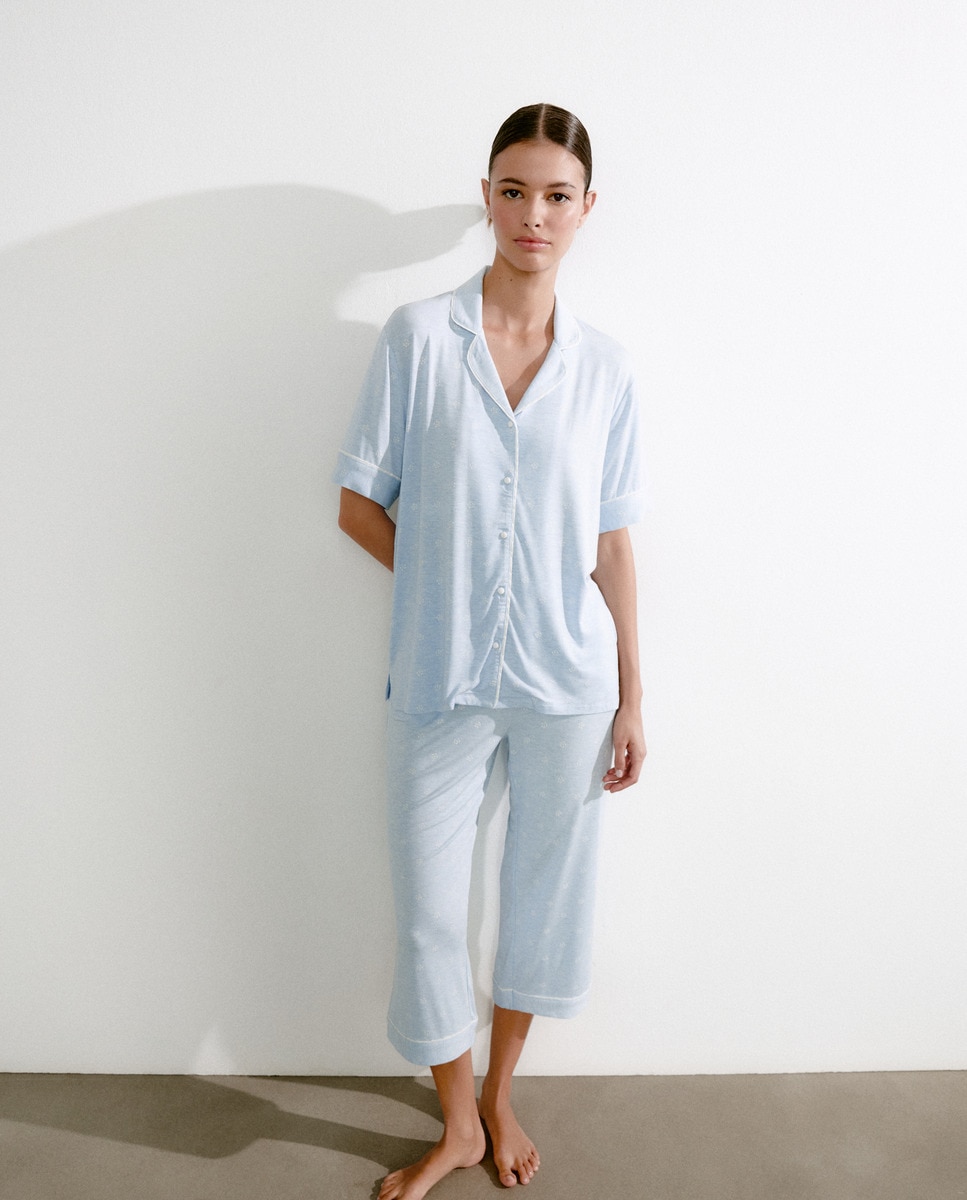 Pijama Camisero Enfasis Corte Ingles Pijamas Pijama Estampado