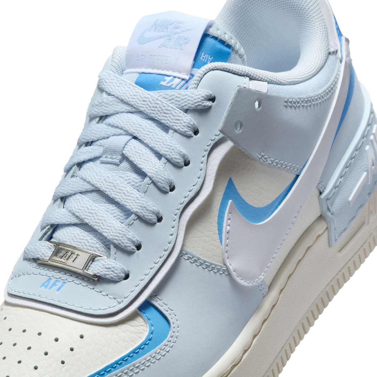 Sapatilhas Casual de Mulher Air Force 1 Shadow Azul-7