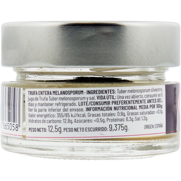 Ganze Trüffel Tuber Melanosporum Flacon 10 g netto Abtropfgewicht