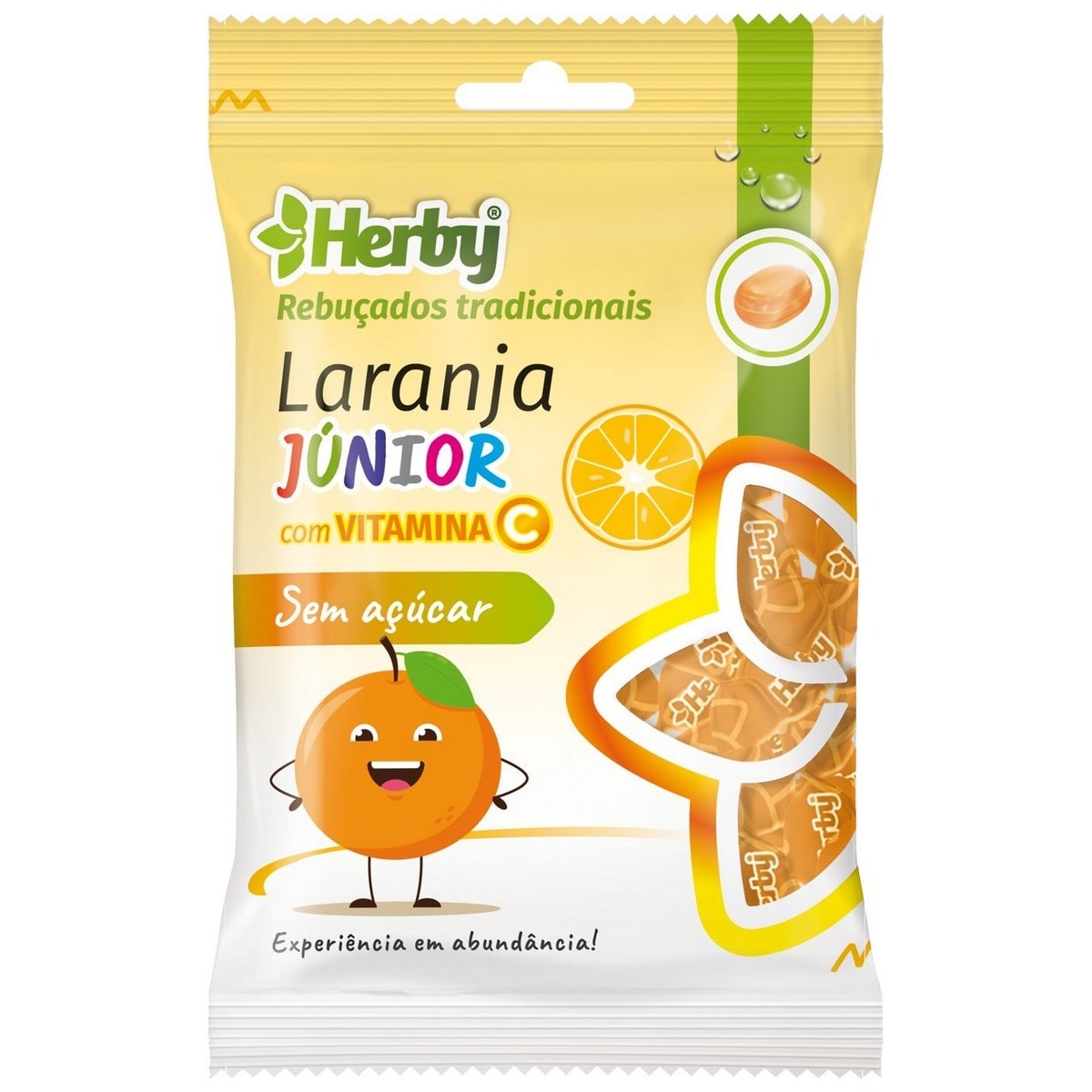 Imagem 0 de Rebuçados Sem Açúcar Júnior Laranja com Vitamina C S/Açúcar