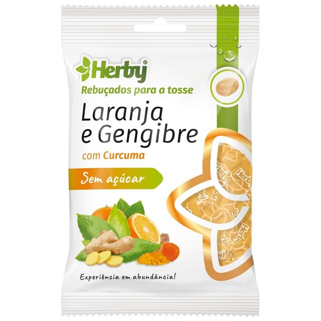 Imagem 0 de Rebuçados sem Açúcar Laranja Gengibre Curcuma