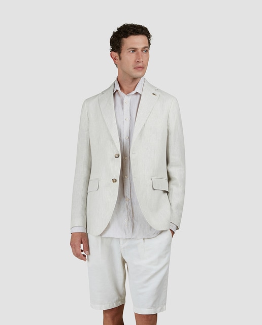 Imagem 0 de Blazer de Linho com 2 Botões