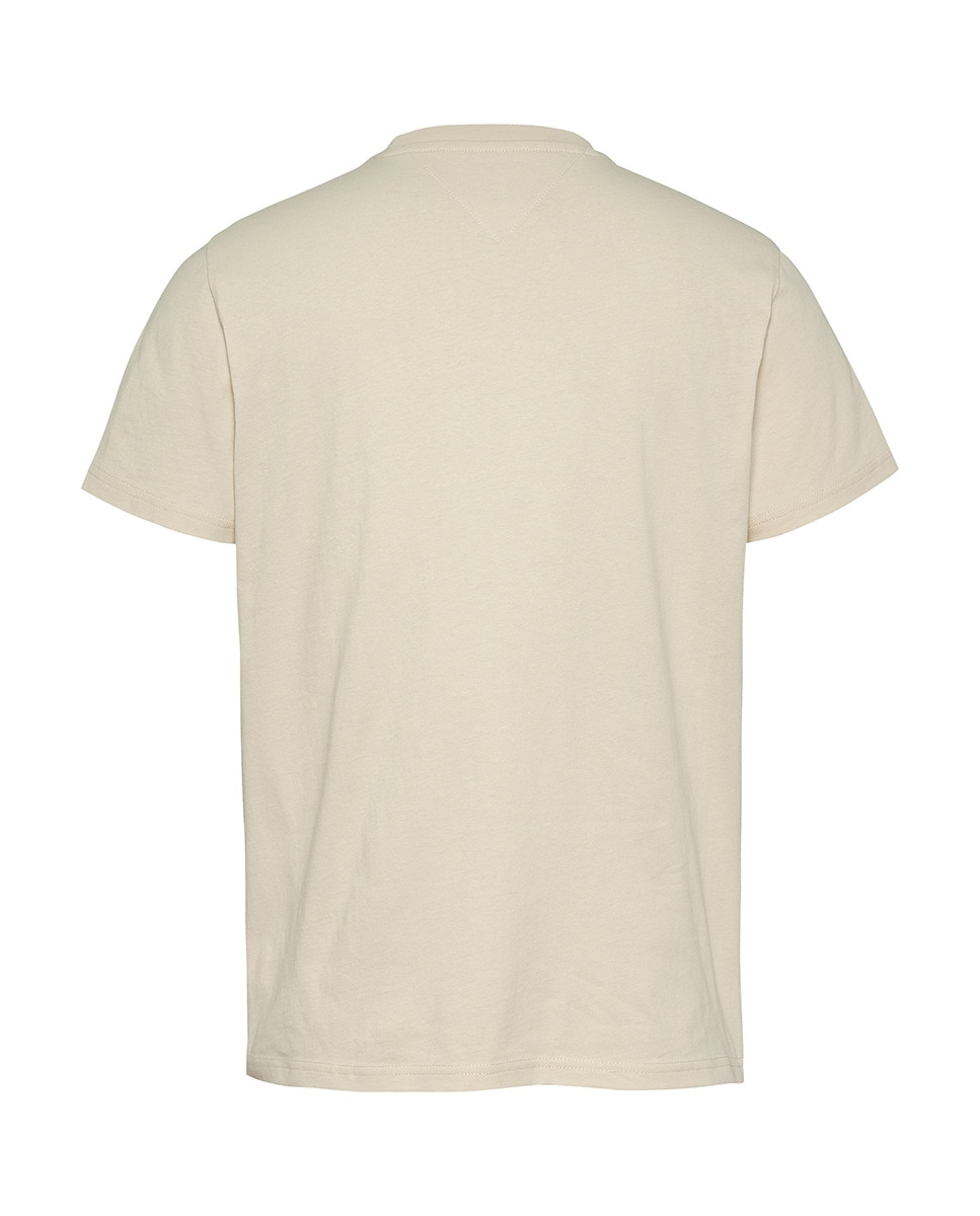 T-shirt Slim Fit com Manga Curta Amarelo-5