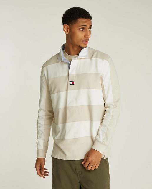 Imagen 0 de Polo de hombre estilo rugby oversized fit