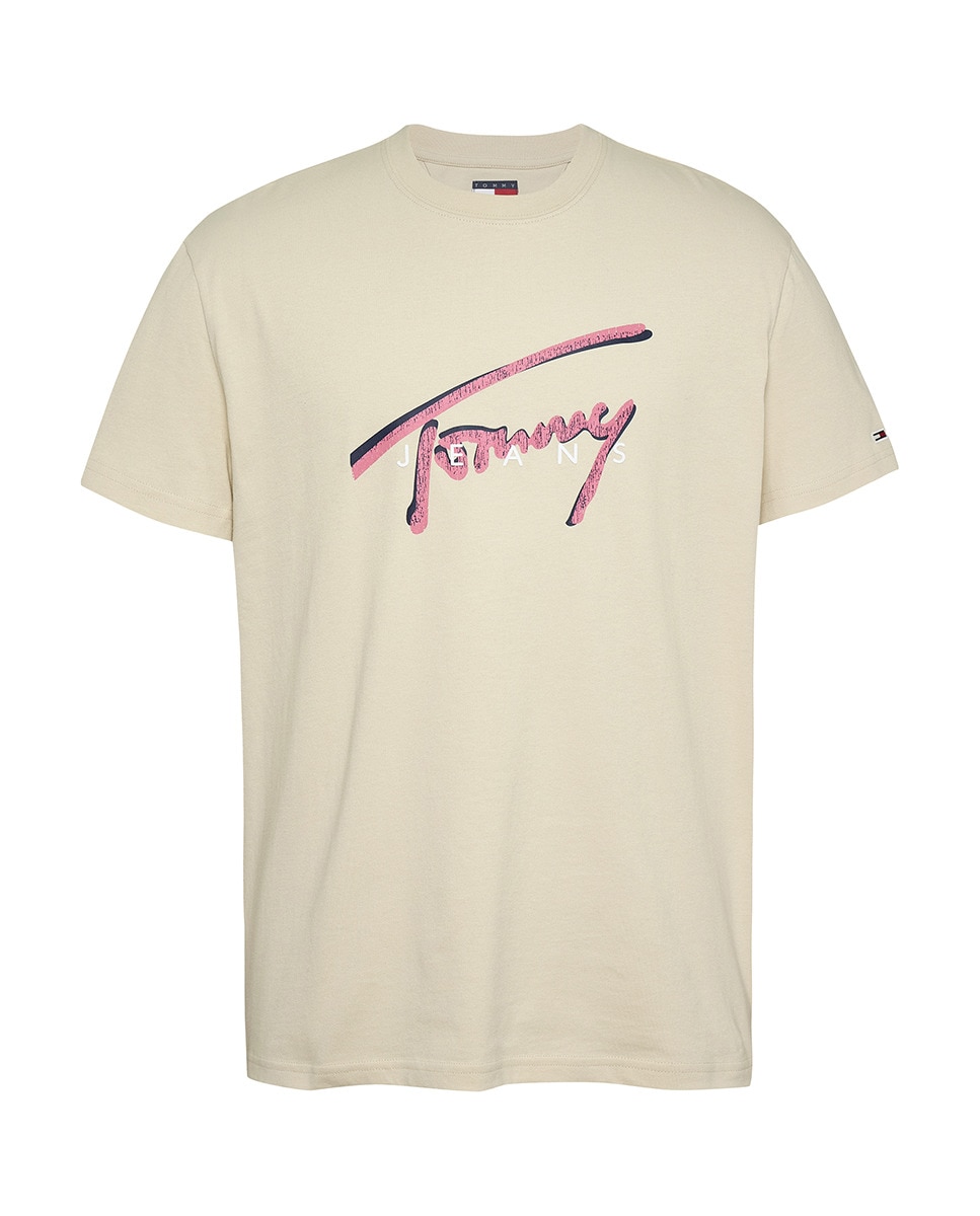 T-shirt Regular Fit com Manga Curta Amarelo-4