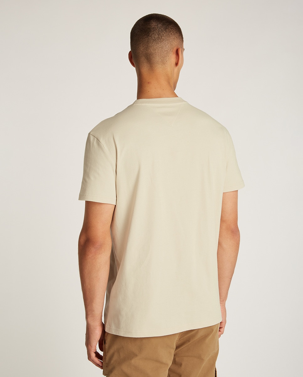 T-shirt Regular Fit com Manga Curta Amarelo-2