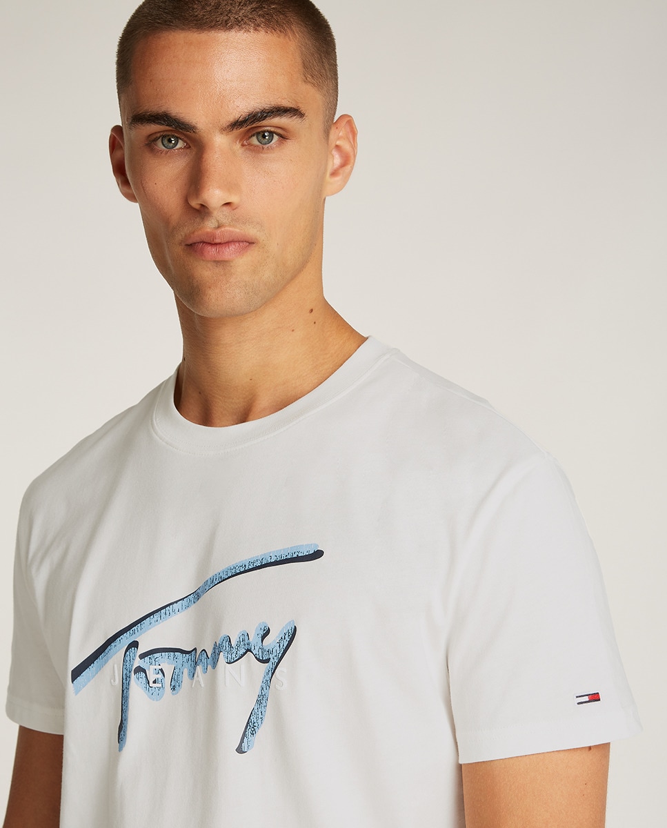T-shirt Regular Fit com Manga Curta Cru-3