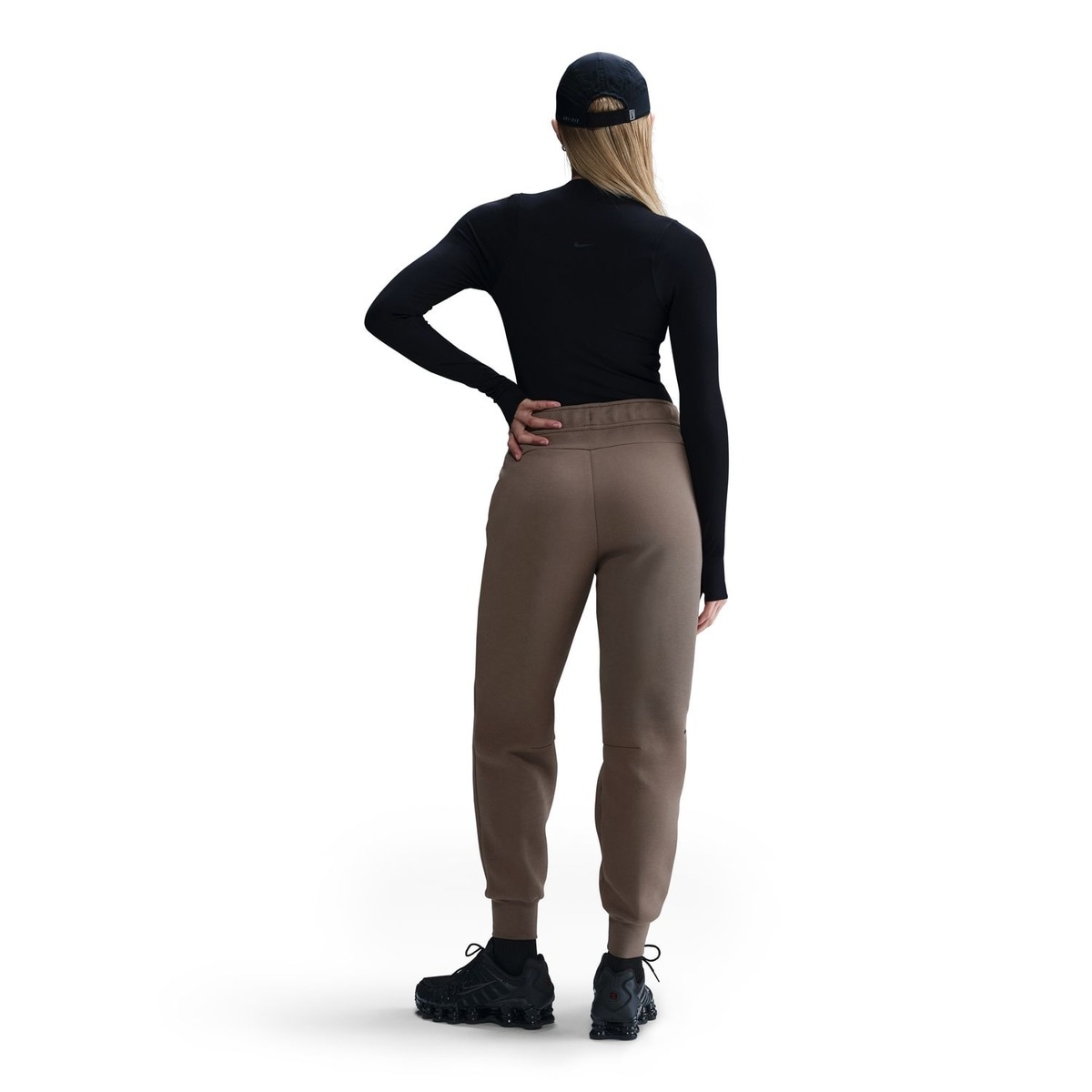 Calças de mulher Sportswear Tech Fleece Nike Castanho-2