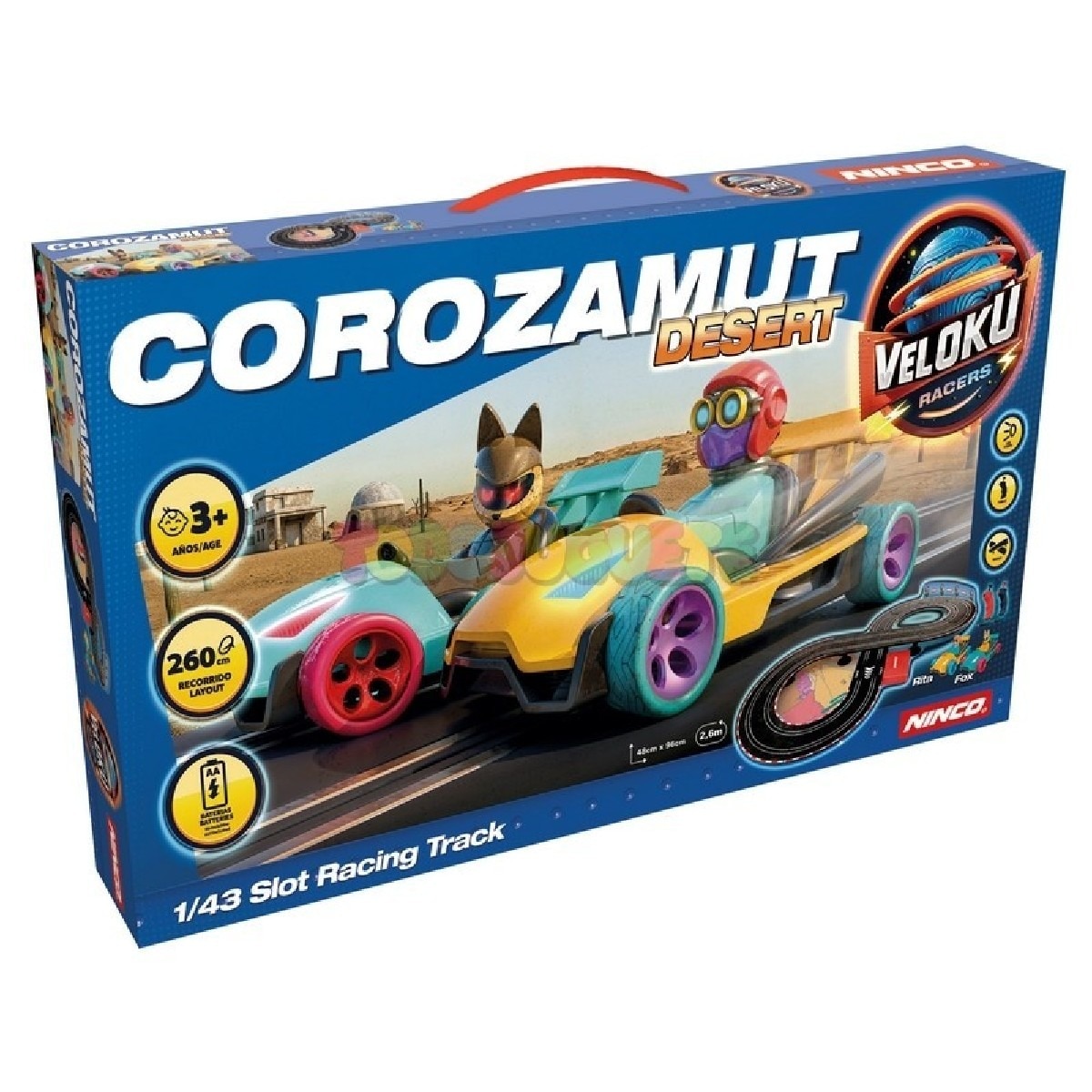 Imagem 0 de Pista de Carros Veloku Racers Deserto Corozamut