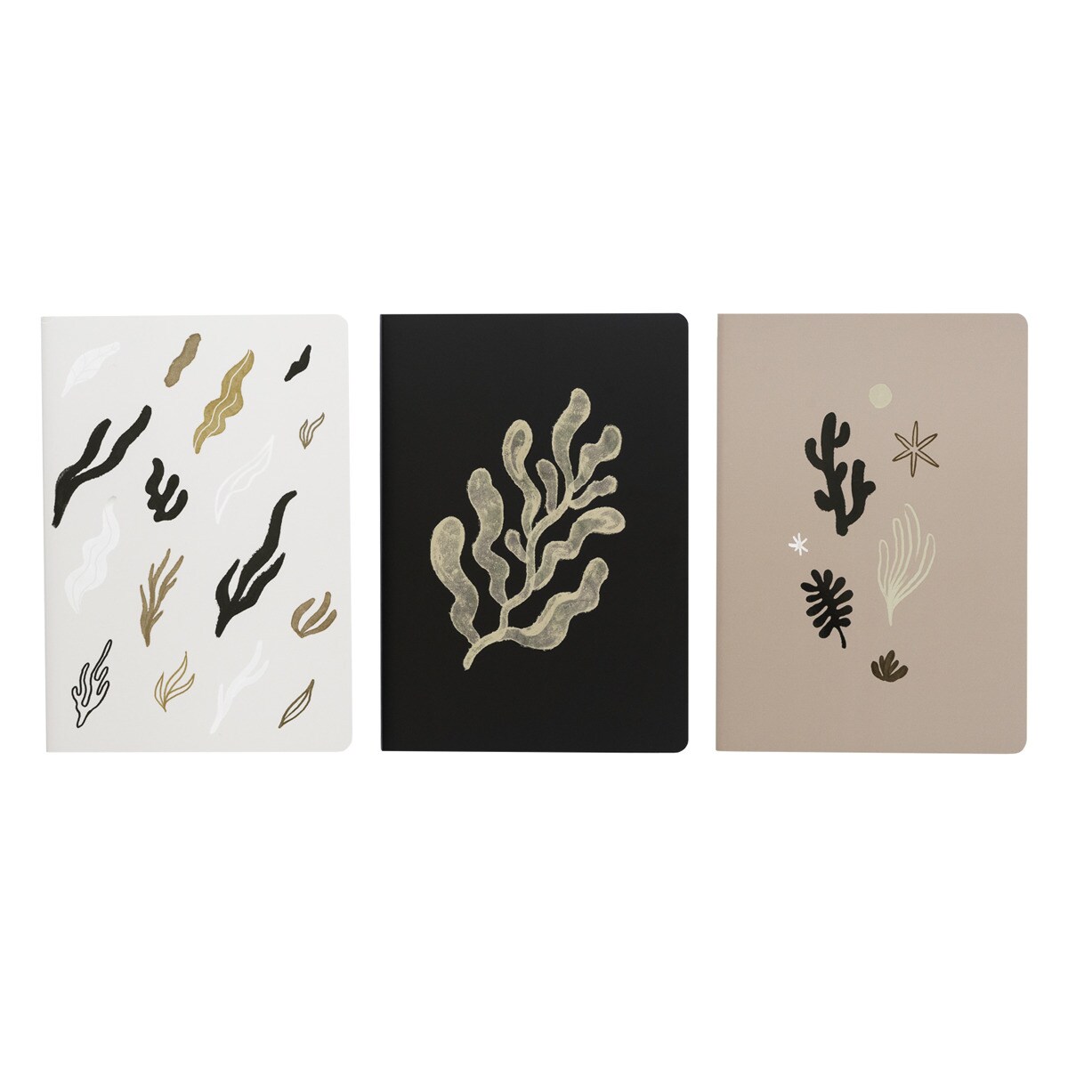 Conjunto de 3 cadernos Kalima Kokonote cor-de-rosa Rosa / Preto-2