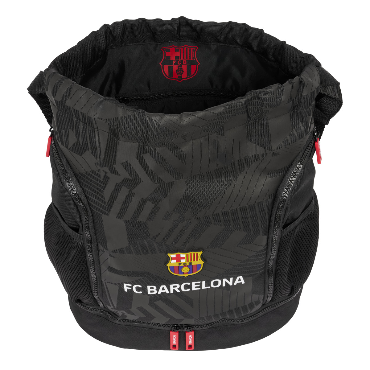 Saco mochila F.C. Barcelona Safta negro. Negro-4