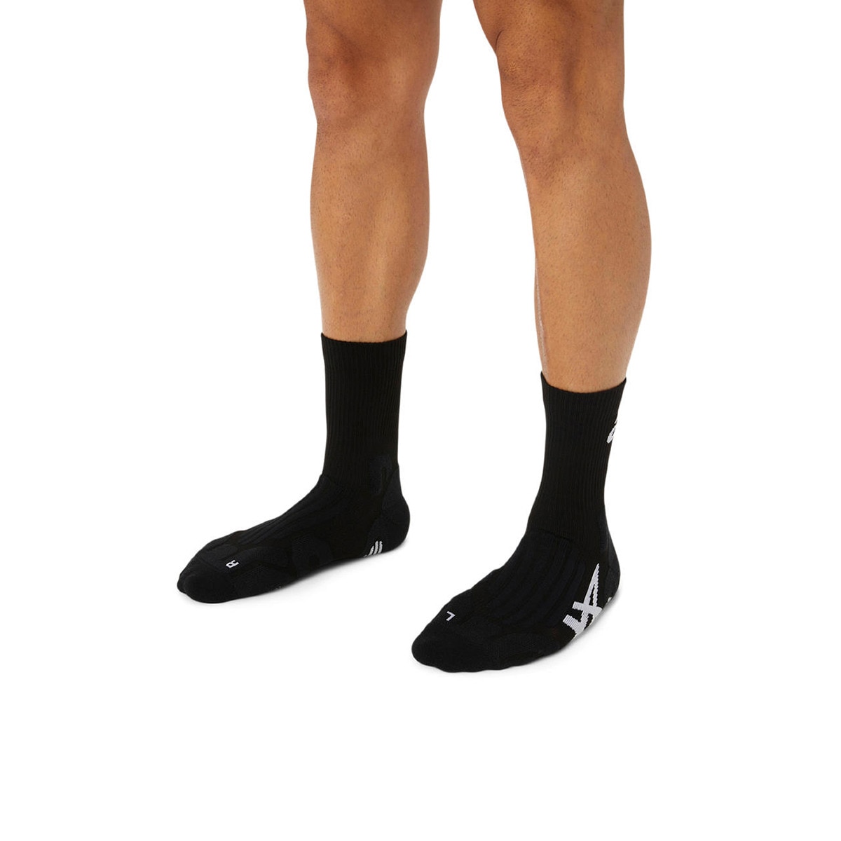 Meias de Ténis Unissexo Court+ Tennis Crew Sock Preto-4